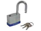 Laminated Steel Padlock 50mm 3 Keys                                             