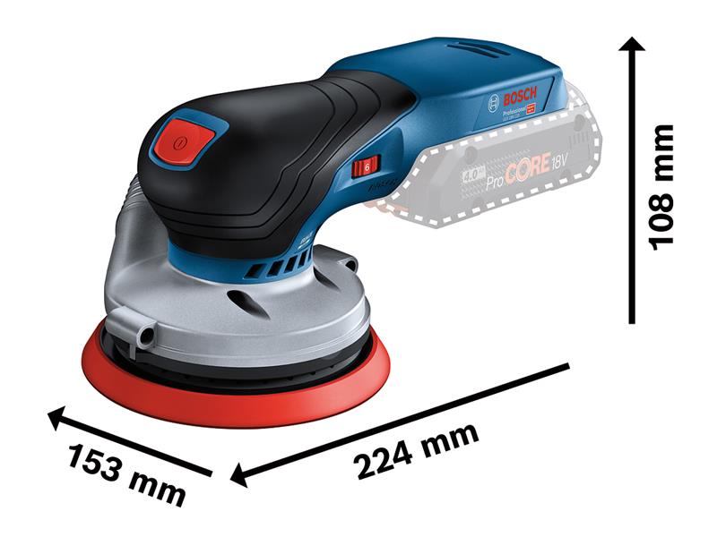 GEX 18V-125 Professional Random Orbital Sander 18V Bare Unit                    