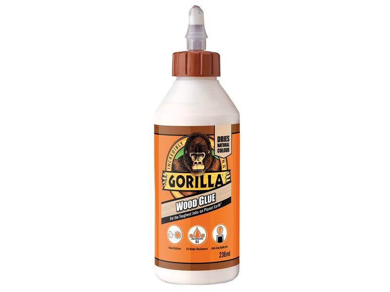 Gorilla PVA Wood Glue 236ml                                                     