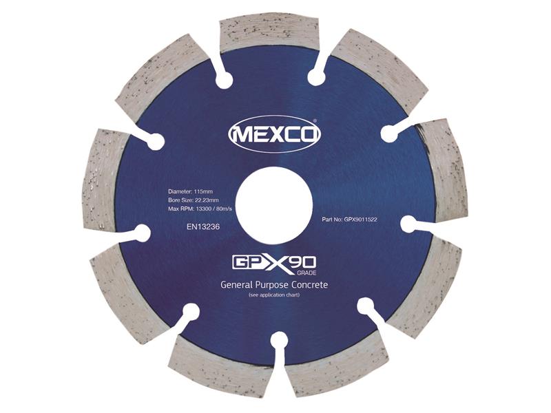 GPX90 Concrete Diamond Blade 600 x 25.4mm
