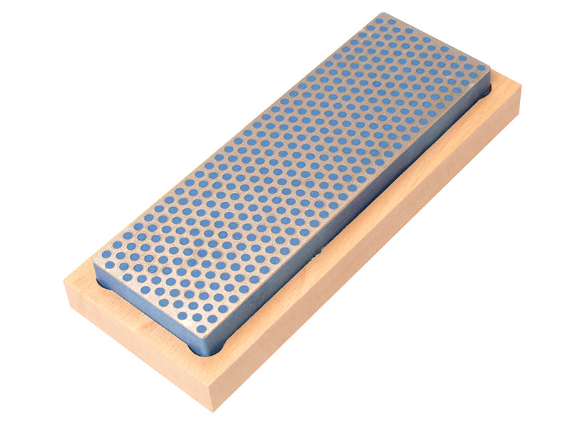 Diamond Whetstone 150mm Wooden Box Blue 325 Grit Coarse                         