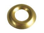 Screw Cup Washer Brass No.10 ForgePack 20                                       