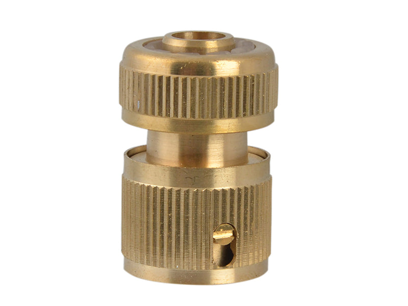 Brass Female Water Stop Connector 12.5mm (1/2in)                                