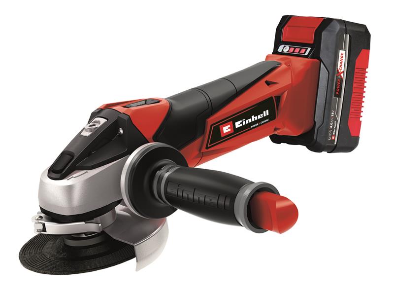 TE-AG 18/115 Li Power X-Change Angle Grinder 115mm 18V 1 x 4.0Ah Li-ion         
