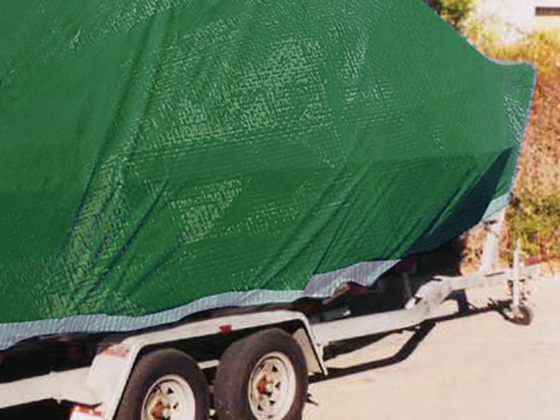Tarpaulin Green/Silver 5.4 x 3.6m (18 x 12ft) 80gsm                             