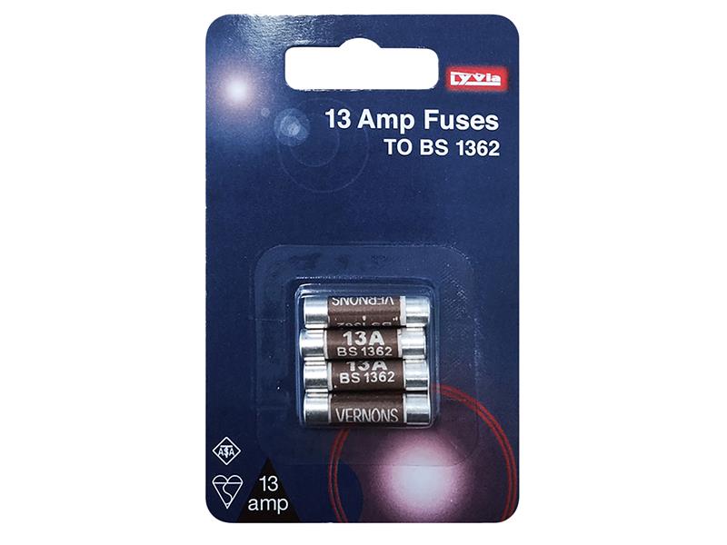 13A Fuse (Pack of 4)                                                            