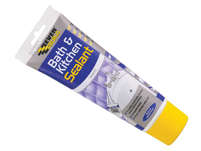 Bath & Kitchen Seal White Easi Squeeze 200ml                                    
