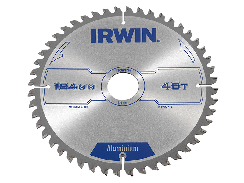 Professional Aluminium Circular Saw Blade 184 x 30mm x 48T TCG                  