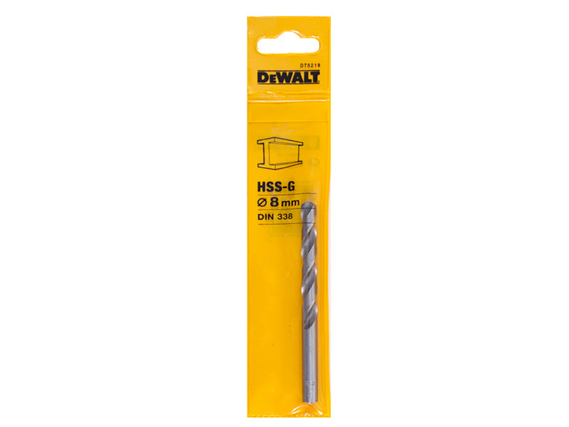 HSS-G Jobber Drill Bit 8.0mm OL:117mm WL:75mm                                   