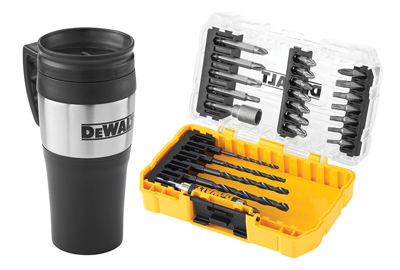 DT70707 Drill Drive Set, 25 Piece + Mug                                         