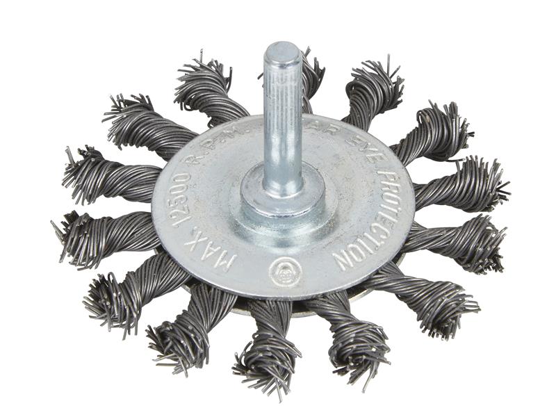 Flat Twist Knot Wire Wheel 75mm                                                 