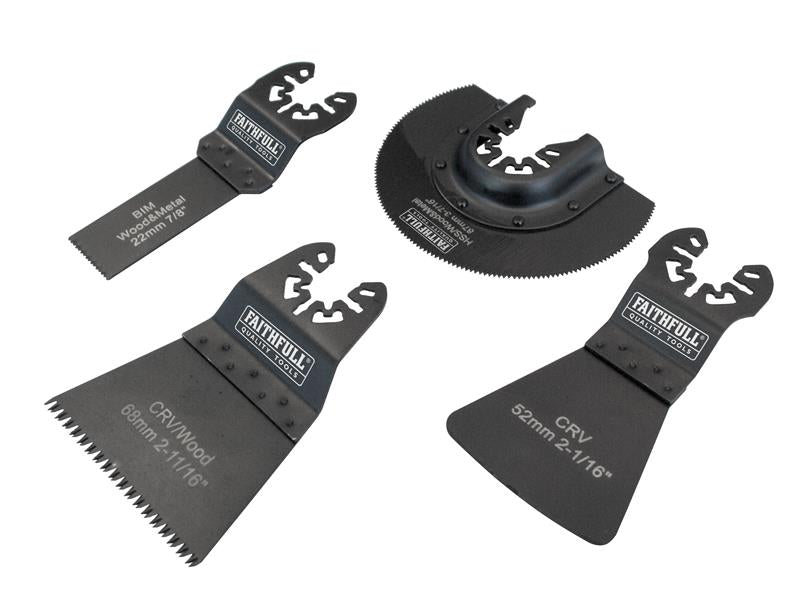 Multi-Function Tool Flooring Blade Set 4 Piece                                  