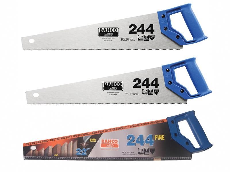2 x 244 Hardpoint Handsaw 550mm (22in) & Pack of 10 Pencils