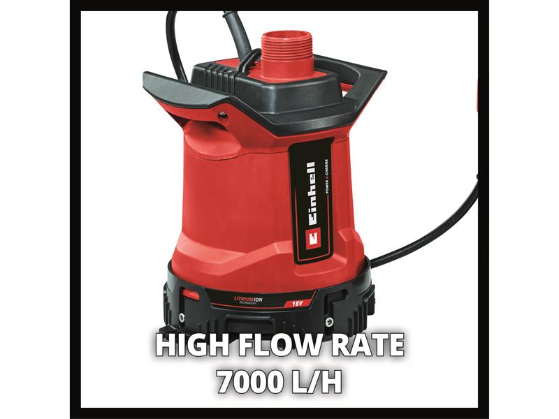 GE-DP 18/25 LL Li - Solo Power X-Change Dirty Water Pump 18V Bare Unit          