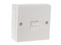 Telephone Socket 1 Way White                                                    