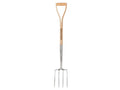 Stainless Steel Garden Life Digging Fork, FSC®                                  