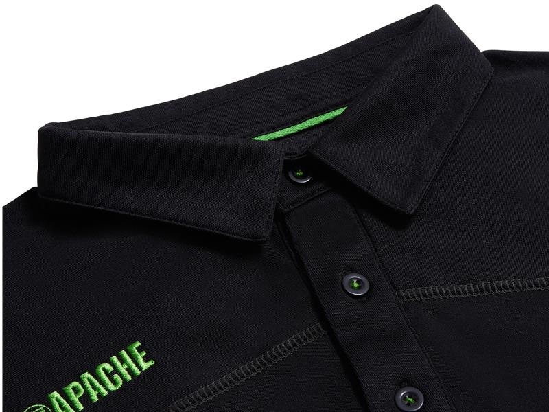 Langley Black Performance Polo Shirt - M (38/40in)                              