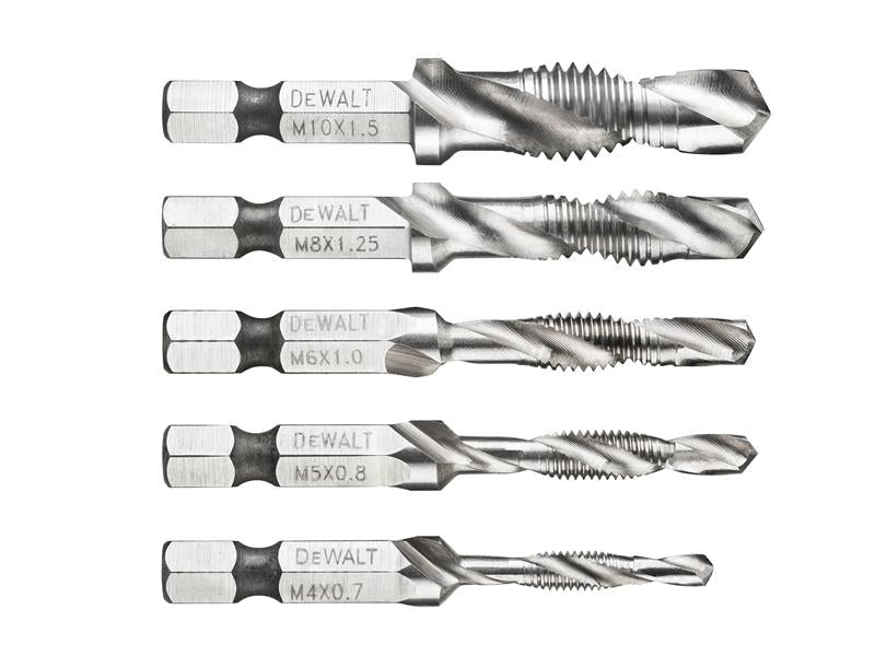 DT50060 Impact Ready Drill Tap Set, 5 Piece                                     