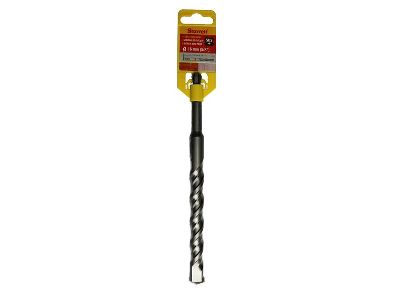 SDS Plus 2 Point Drill Bit Set, 9 Piece