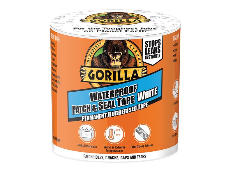Gorilla® Waterproof Patch & Seal Tape 100mm x 2.4m Clear