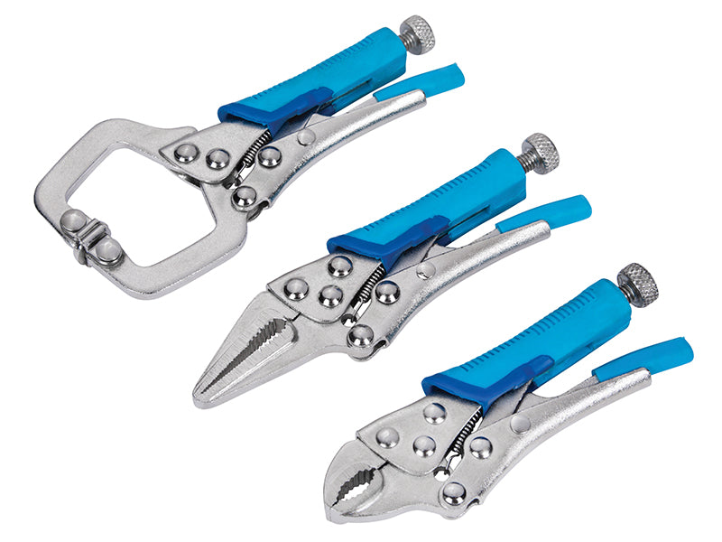 Mini Locking Pliers Set, 3 Piece                                                