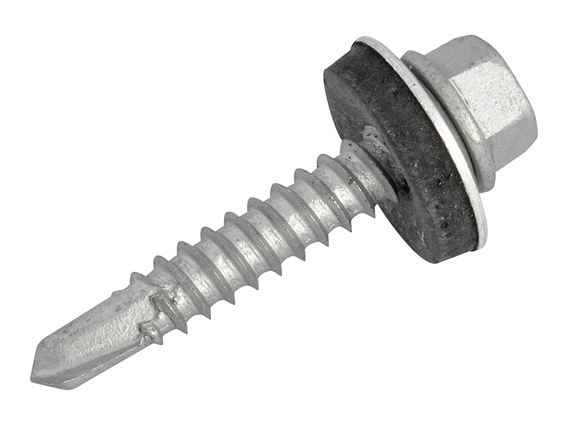 TechFast Hex Head Roofing Screw Self-Drill Light Section 5.5 x 32mm Pack 100    