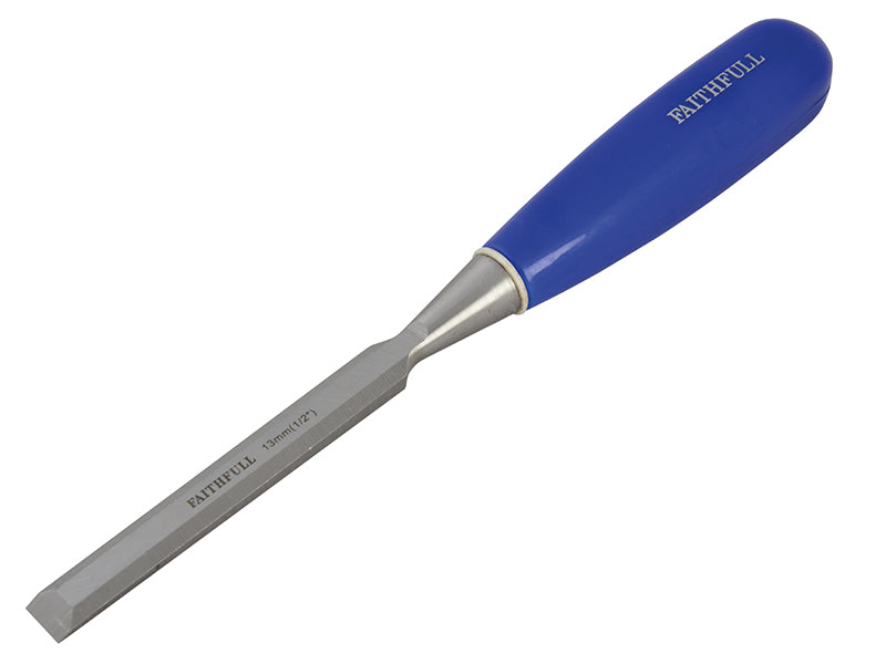 Bevel Edge Chisel Blue Grip 10mm (3/8in)                                        