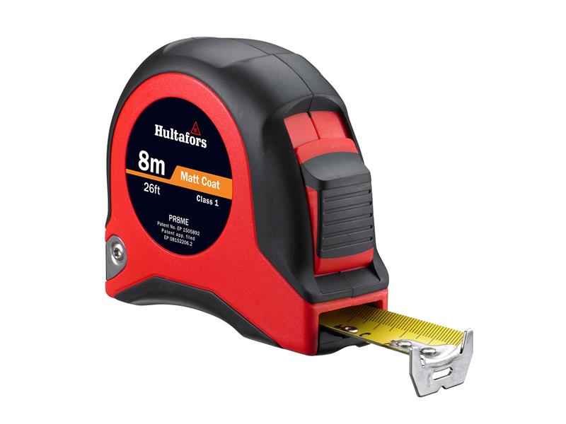 PR8ME Short Steel Tape 8m/26ft (Width 25mm)                                     