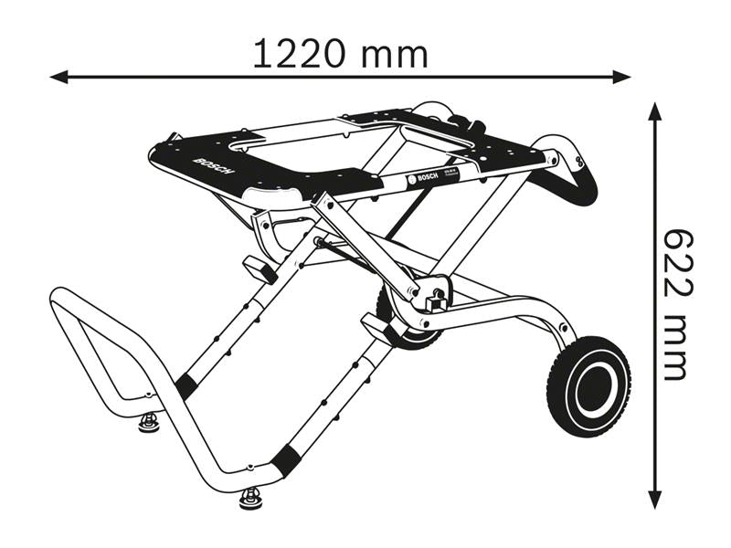GTA 60 W Professional Table Saw Stand                                           