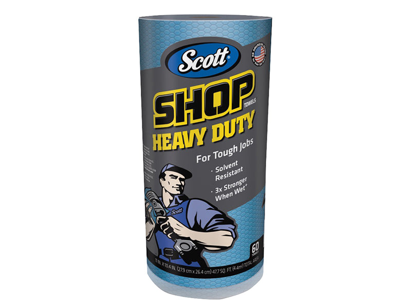 SCOTT® Blue Heavy-Duty Shop Cloth Roll                                          