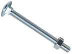 Cup Square Hex Bolt & Nut ZP M10 x 70mm Box 25