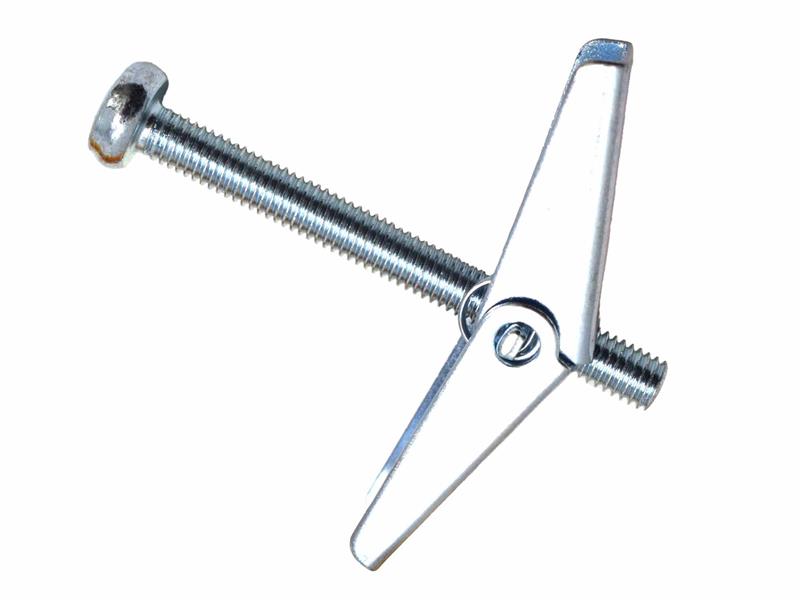 Spring Toggle & Screw M6 x 75mm (50)