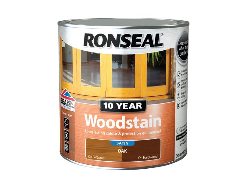 10 Year Woodstain Oak 2.5 litre