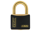 T84MB/40mm Black Rustproof Padlock Twin Pack Carded