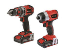 TP-18V Power X-Change Twin Pack BL 18V 2 x 2.0Ah Li-ion                         
