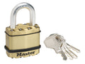 Excell™ Brass Finish 50mm Padlock 4-Pin