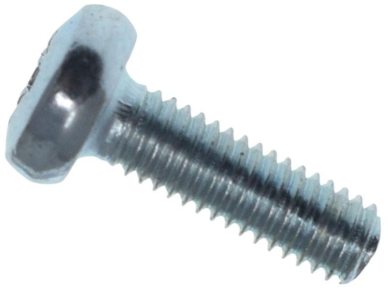 Machine Screw Pozi Compatible Pan Head ZP M6 x 50mm Box 25