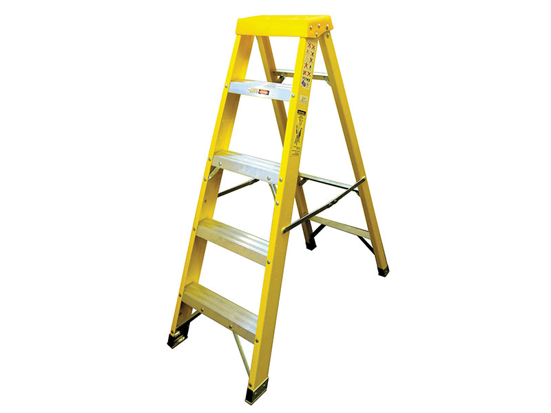 Fibreglass Swingback Steps Open, 2.71m Closed 2.98m 10 Rungs