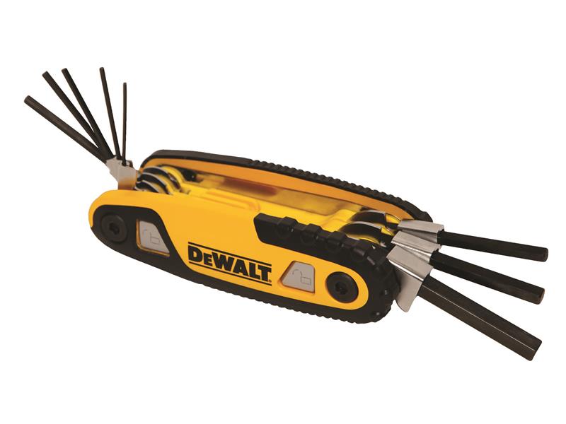 Metric Folding / Locking Hex Key Set, 8 Piece                                   
