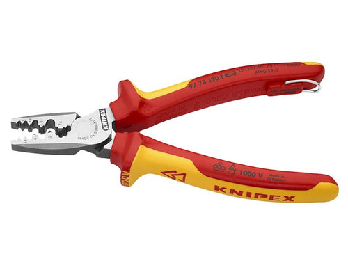 97 78 180 T VDE Crimping Pliers with Tether Point 180mm                         