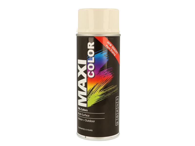 MaxiColor Spray Satin Brilliant White RAL9016 400ml