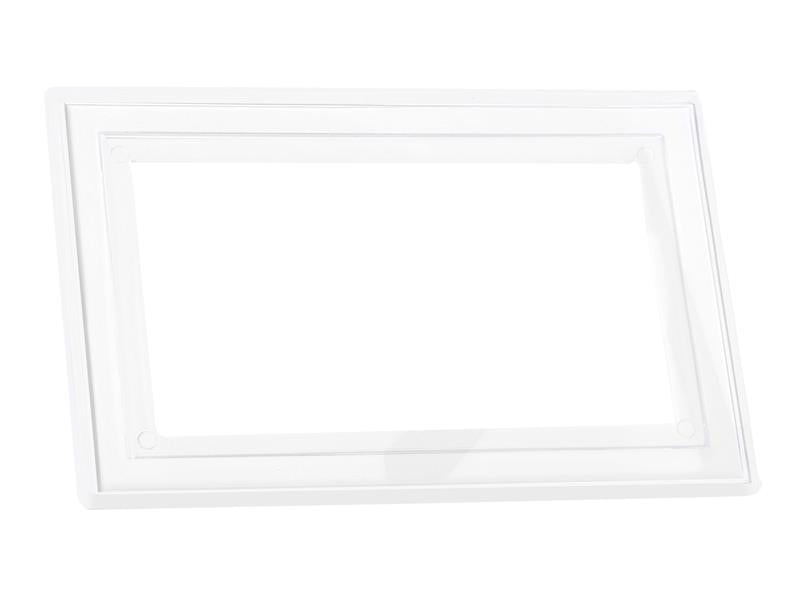 Clear Finger Plate 2-Gang                                                       