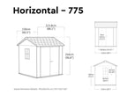 Newton Plus Shed 7 x 7.5ft                                                      