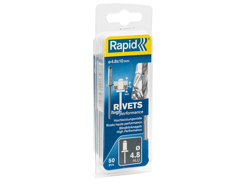 High Performance Rivets 4.8 x 25mm Blister of 50