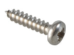 Self-Tapping Screw Pozi Compatible Pan Head SS 1/2in x 4 ForgePack 60           