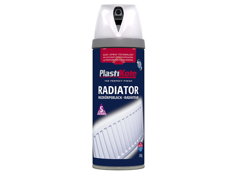 Twist & Spray Radiator Satin White 400ml