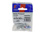 Multi-Purpose Pozi Screw CSK ST ZP 5.0 x 90mm ForgePack 10
