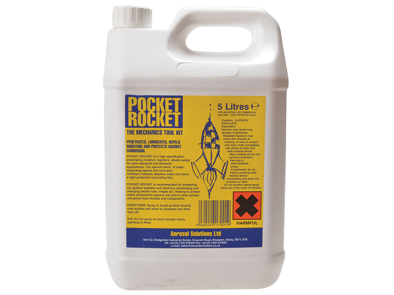 Pocket Rocket Lubricant Repellent 5 litre                                       