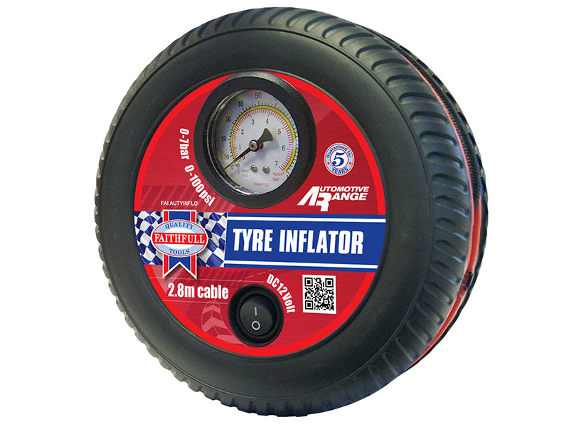 Low Volume Tyre Inflator 12V                                                    