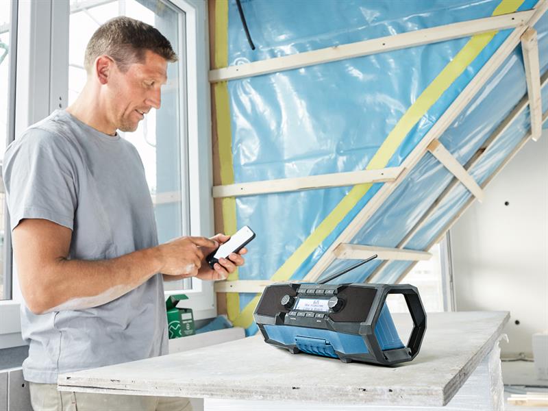 GPB 18V-2 C Professional Bluetooth DAB+ Radio 240V & Li-ion Bare Unit           